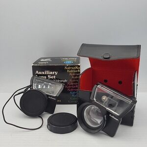 Kalimar Auxiliary Lens Set Telephoto & Wide Angle Lens for Canon Sure Shot